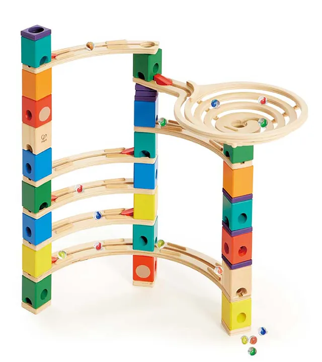 HAPE Quadrilla E6007 Xcellerator pista per biglie in legno