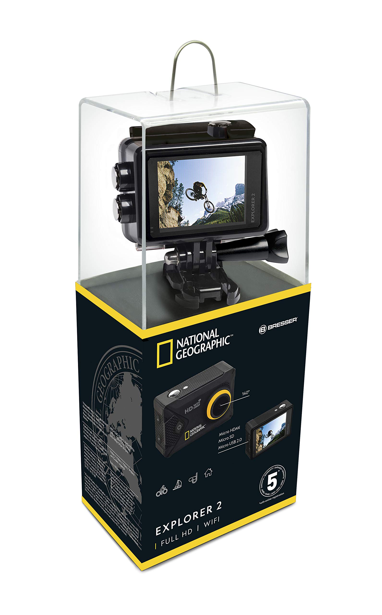 National Geographic Action Cam Explorer 2 action cam Full HD Wi-Fi