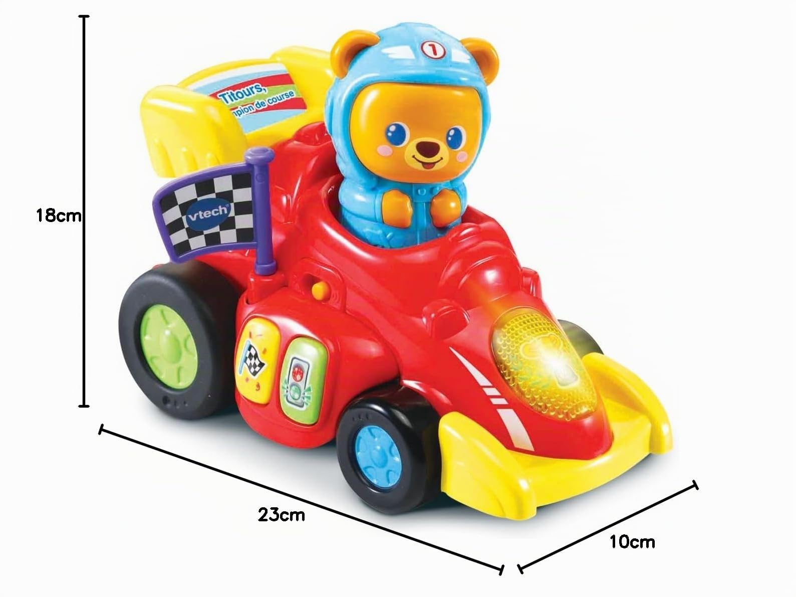 VTech Giocattoli 1-3 anni Tobia Pronti Partenza Via macchinina interattiva 12-36 mesi