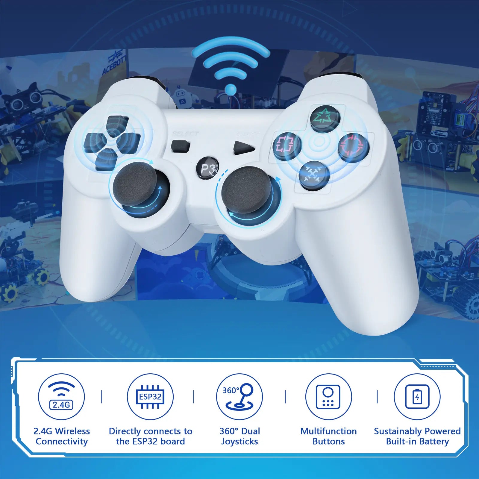 ACEBOTT Expansion Pack Series QD010 Wireless Controller controller Bluetooth