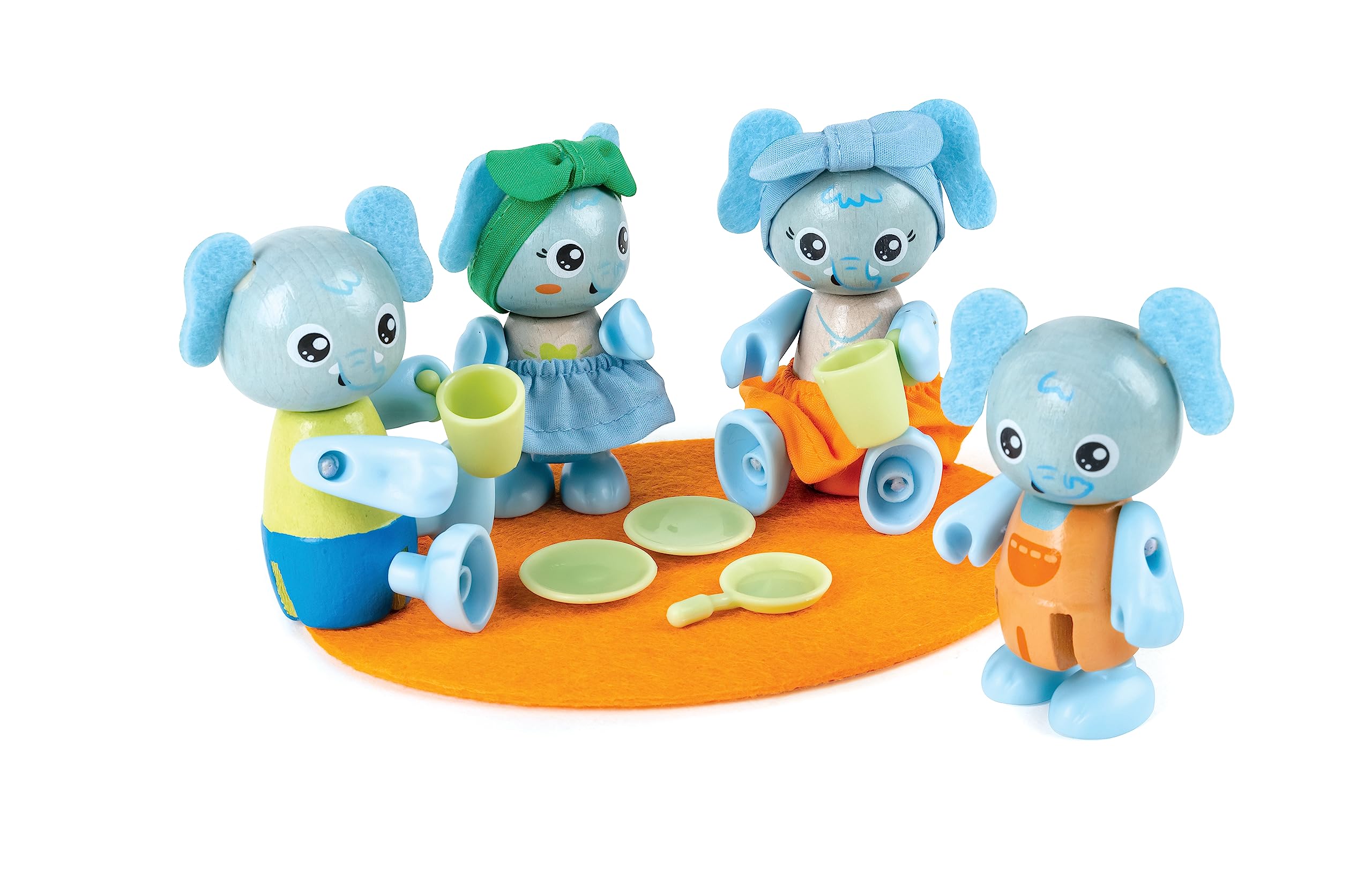 Hape Green Planet Explorers Famiglia di koala, personaggi in bambù e Green PE
