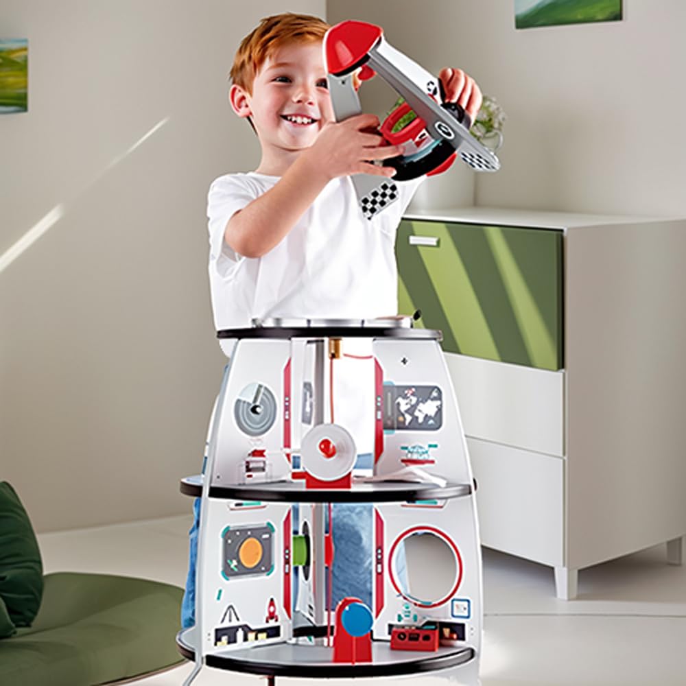 Hape Montare e costruire Razzo spaziale gioco di ruolo in legno 20 pezzi