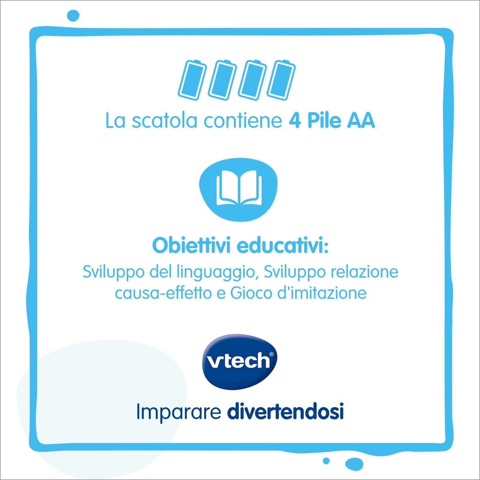 V-Tech Giocattoli 1-3 anni Lord Cucciolo in Hoverboard cagnolino interattivo 12-36 mesi
