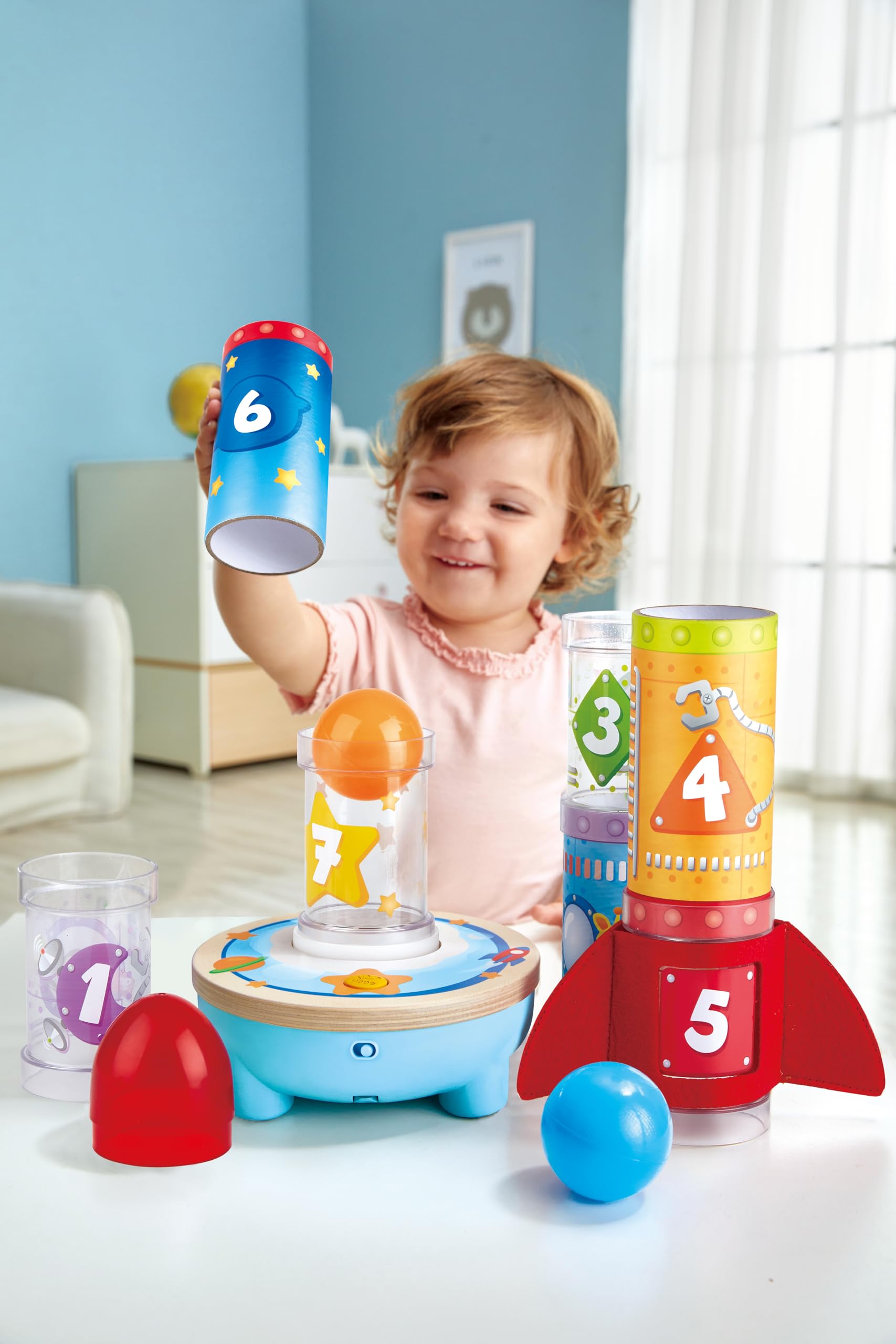 Hape Giocattoli per l'infanzia Razzo Magico spara palline