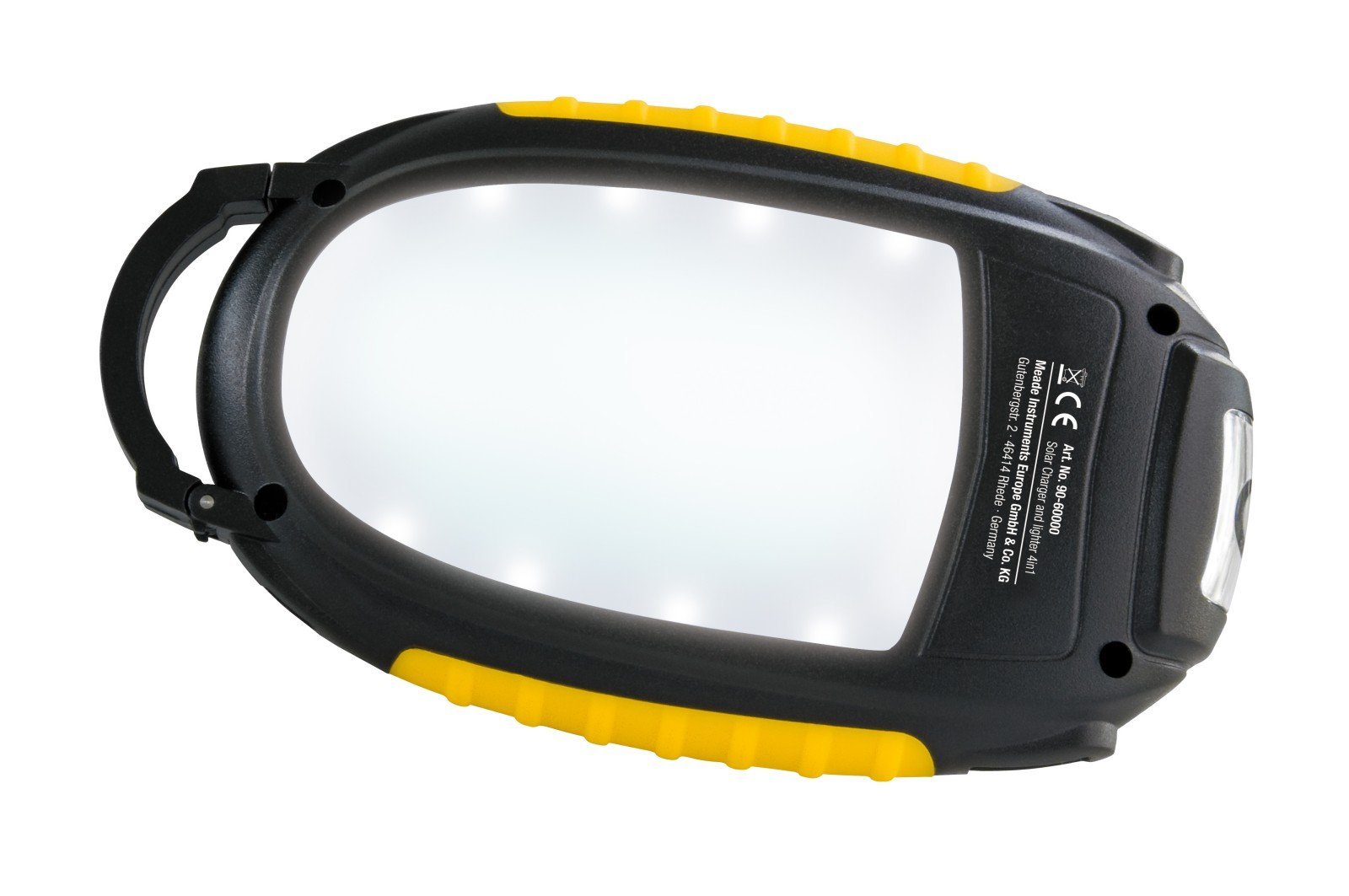 National Geographic Caricabatterie solare 4 in 1 con luci LED