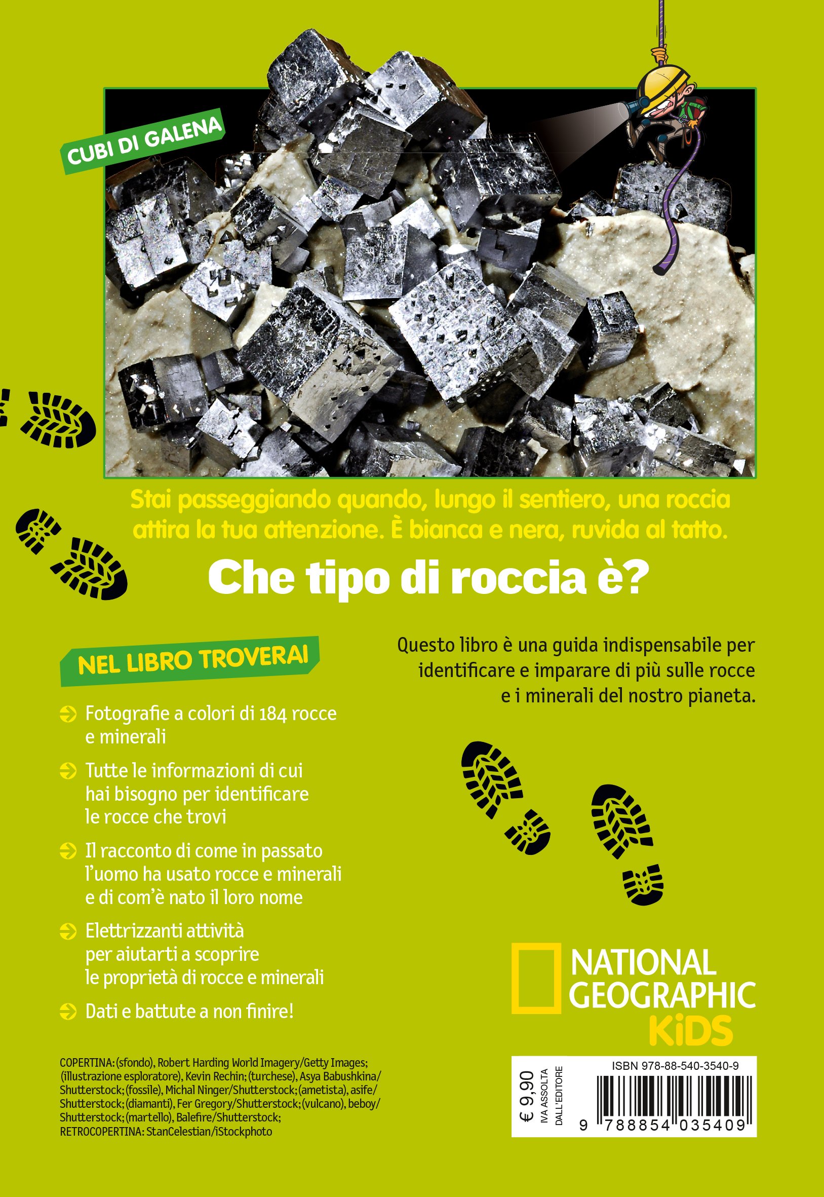 National Geographic Kids – Libri Rocce e minerali. Cerca l'avventura! libro a colori