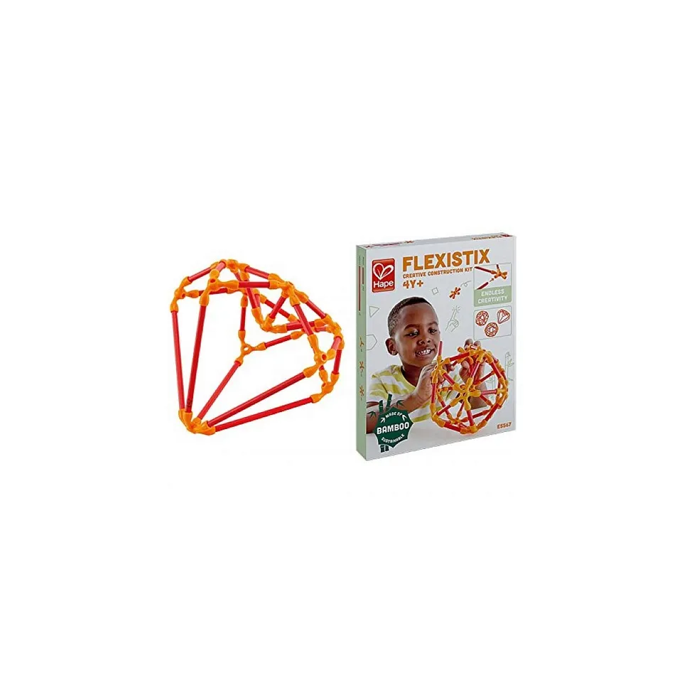 Hape Montare e costruire E5567 kit di costruzioni Flexistix in bambù