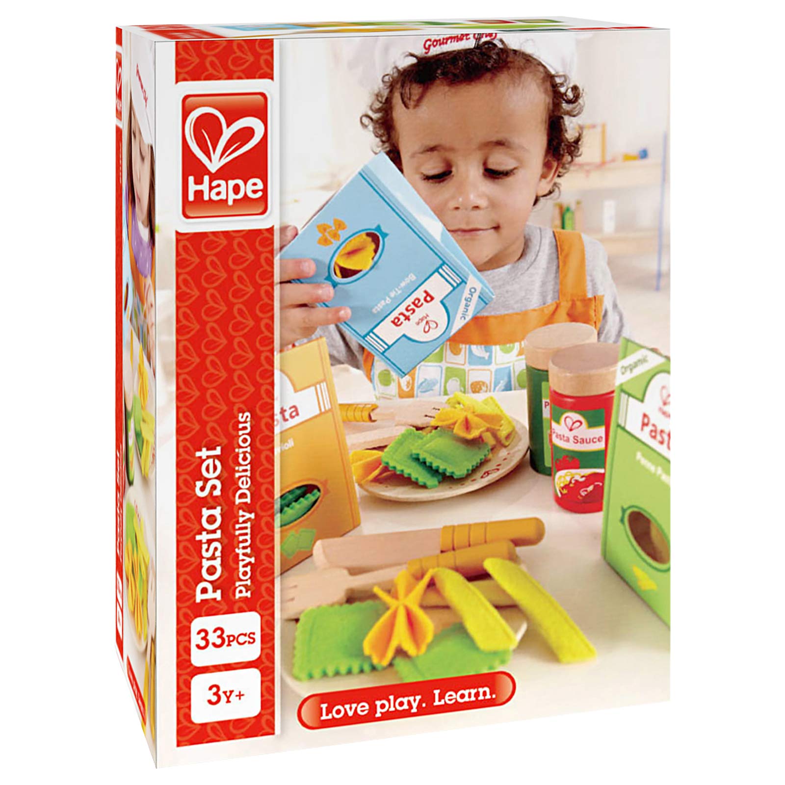 Hape Cucina e accessori E3125 Pasta e Condimenti set cucina giocattolo