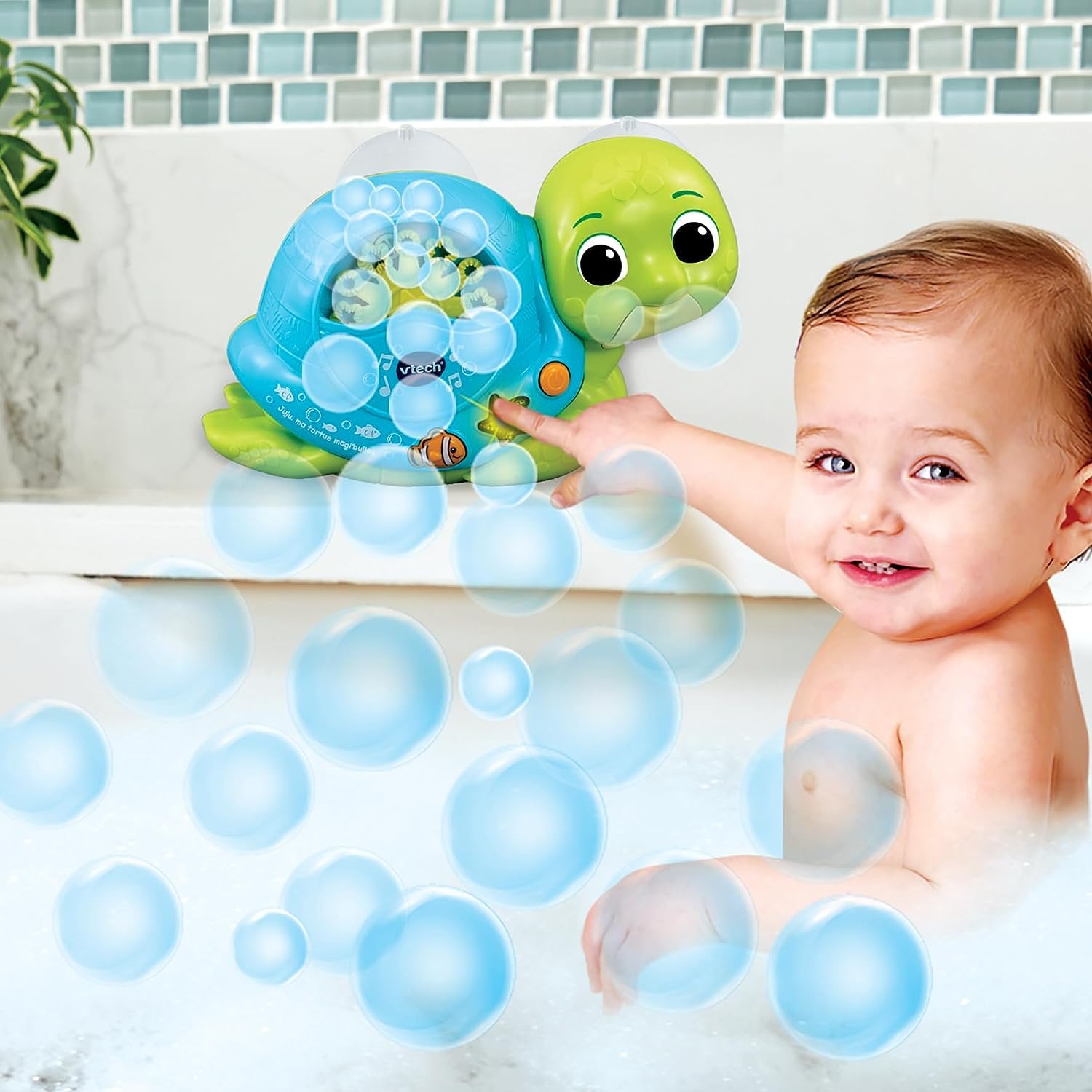 VTech Giocattoli 1-3 anni Ruga la Sparabolle gioco da bagno