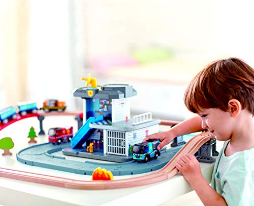 Hape Giochi Auto della polizia con sirena funzionante SMALL gioco di ruolo