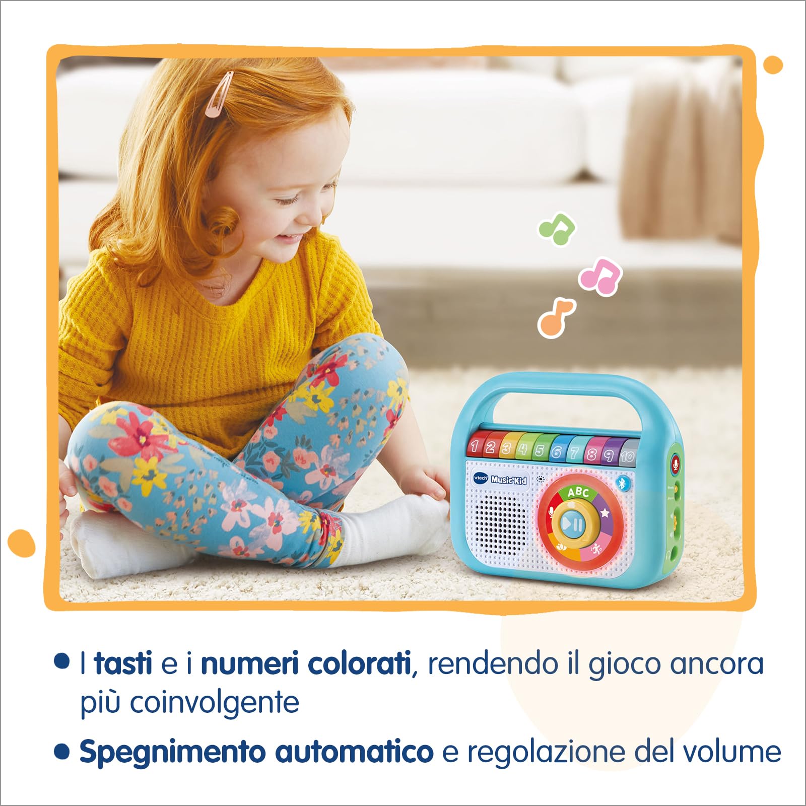 VTech Giocattoli 3-6 anni Music'Kid Zecchino d'Oro lettore MP3