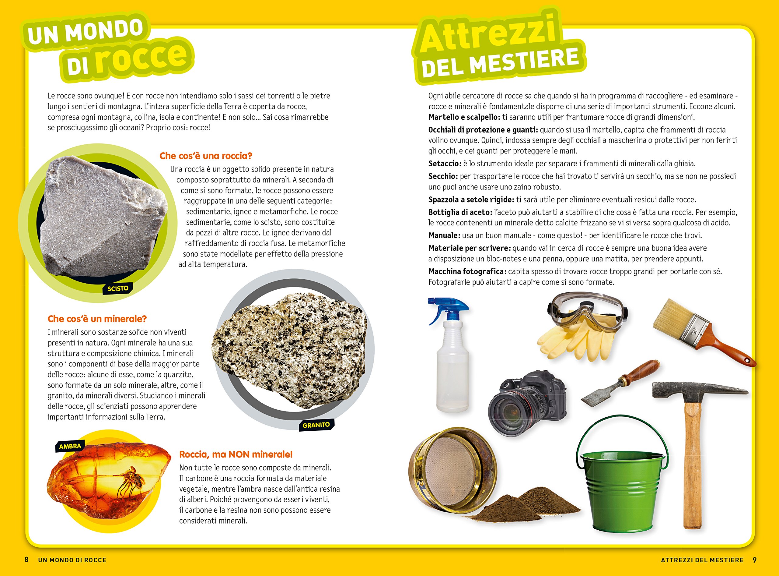 National Geographic Kids – Libri Rocce e minerali. Cerca l'avventura! libro a colori