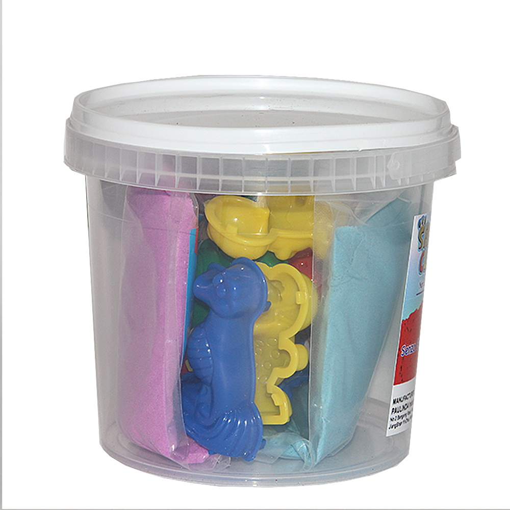 Masterhome Baby Sabbia Magica Cinetica 500 g 2 colori con 10 formine