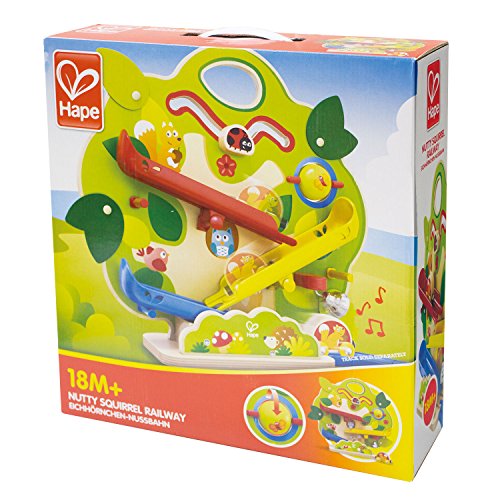 Hape Treno Circuito Treno Scoiattoli Portatile in legno