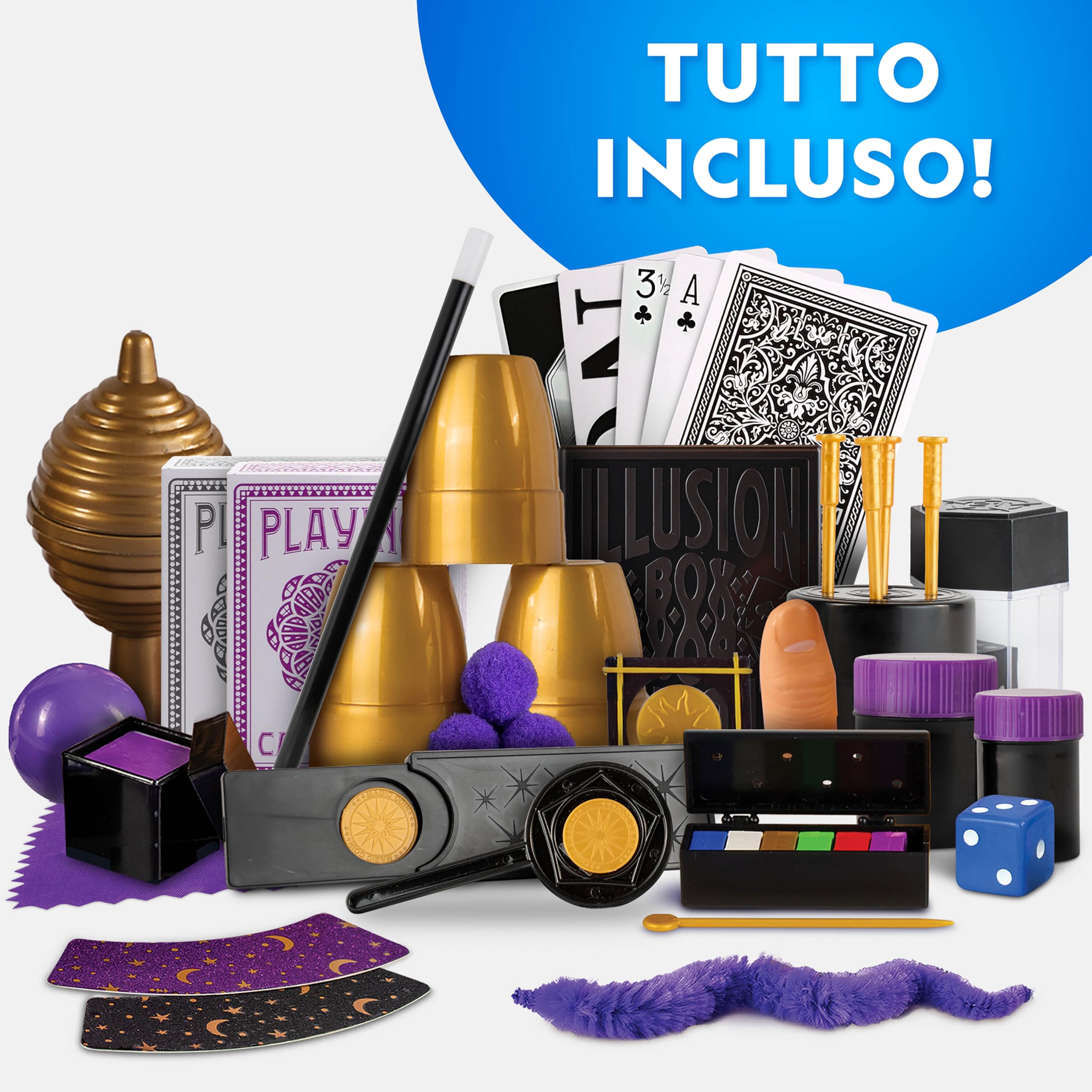 National Geographic Kids – Giochi e puzzle Mega Gioco di Magia kit con 65 trucchi