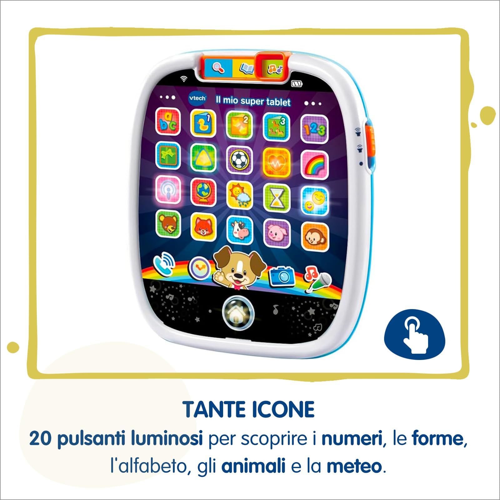 VTech Giocattoli 1-3 anni Il Mio Super Tablet interattivo 9-36 mesi
