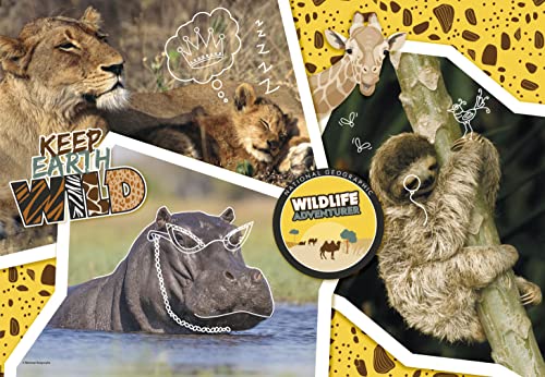 National Geographic Kids – Giochi e puzzle Wildlife Adventurer puzzle 104 pezzi bambini