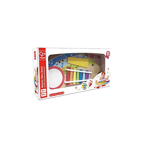 Hape Giochi musicali Mini Band tavolo musicale dai 24 mesi con limitatore acustico