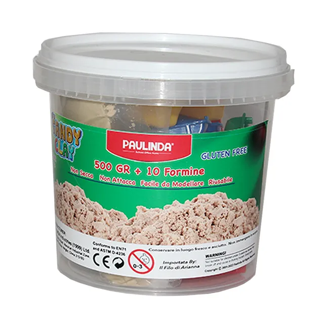 Masterhome Baby Sabbia Magica Cinetica Neutra 500 g con 10 formine