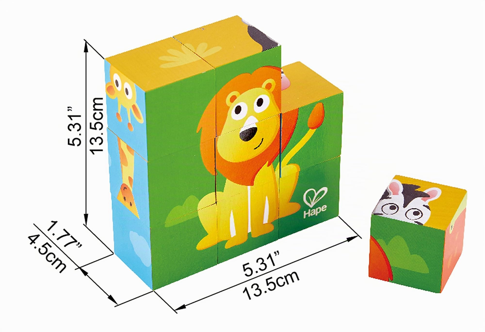 Hape Puzzle Papaveri Rossi Classico puzzle in legno