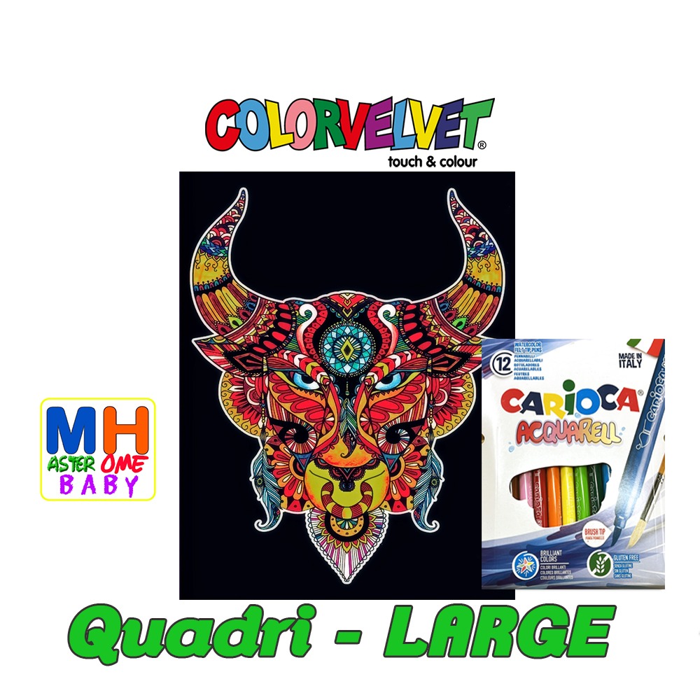 Masterhome Baby Colorvelvet Quadri-LARGE quadri da colorare formato grande