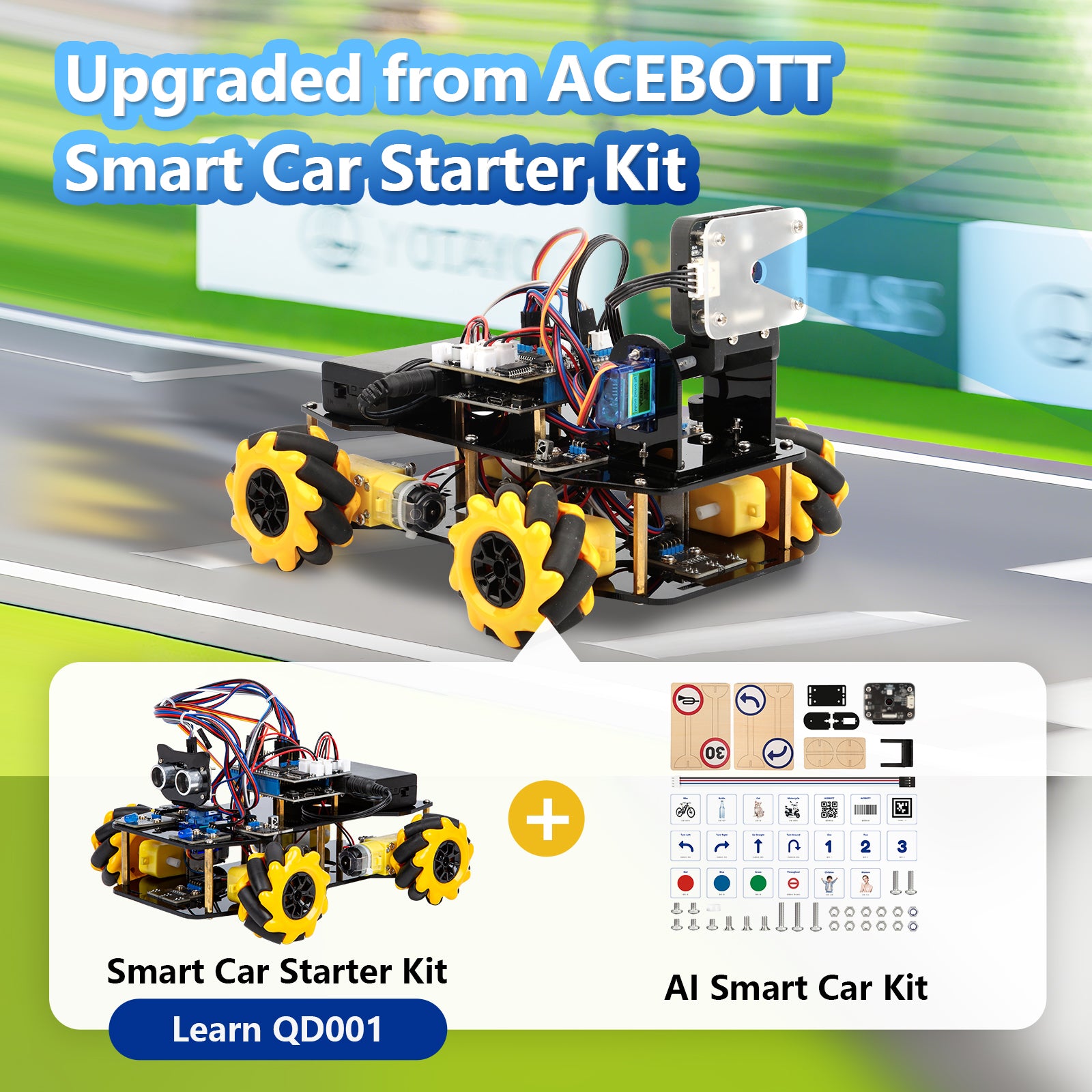 ACEBOTT Explorer Series QD003 AI Vision Pack espansione per auto