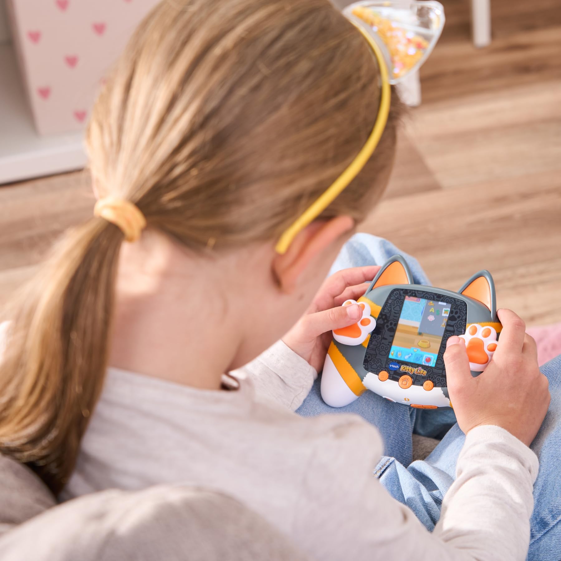 VTech KidiPet Kitty Life console gattino virtuale Grigio