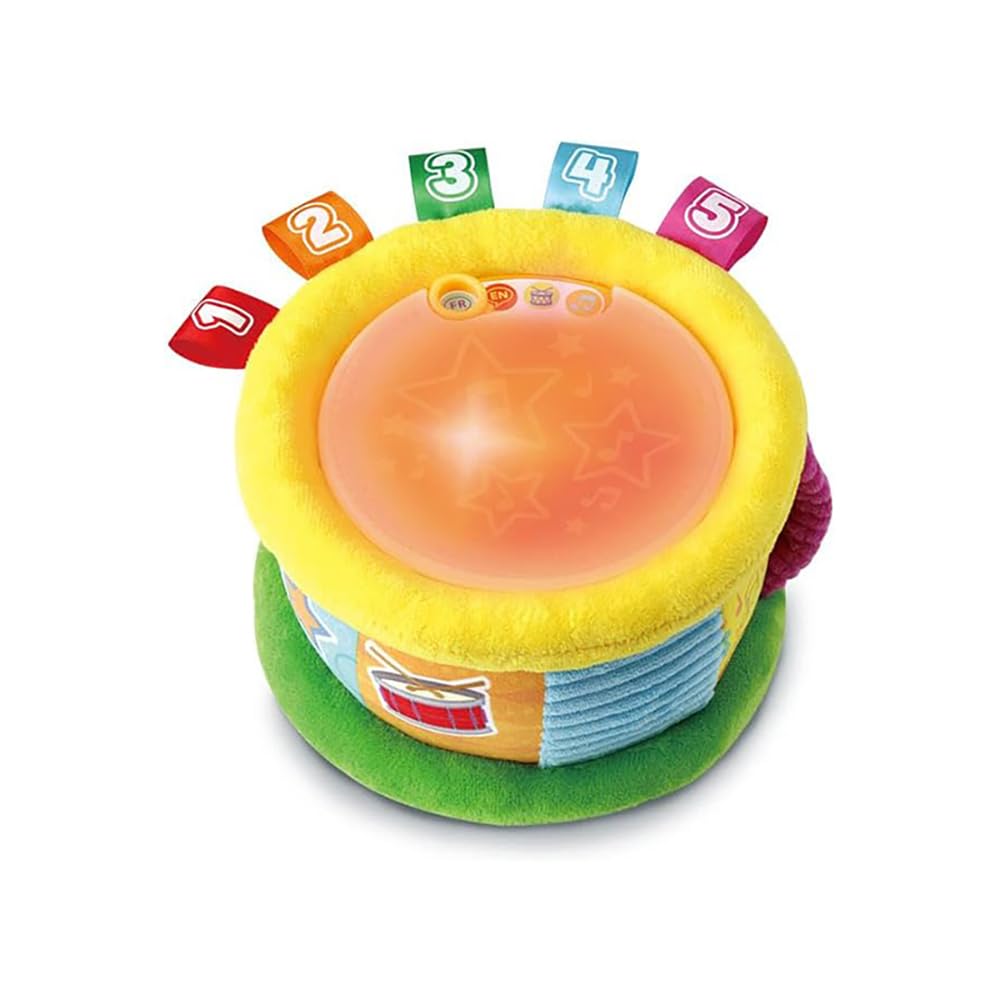 V-Tech Giocattoli 0-12 mesi Magico Tamburo Luminoso gioco musicale bilingue