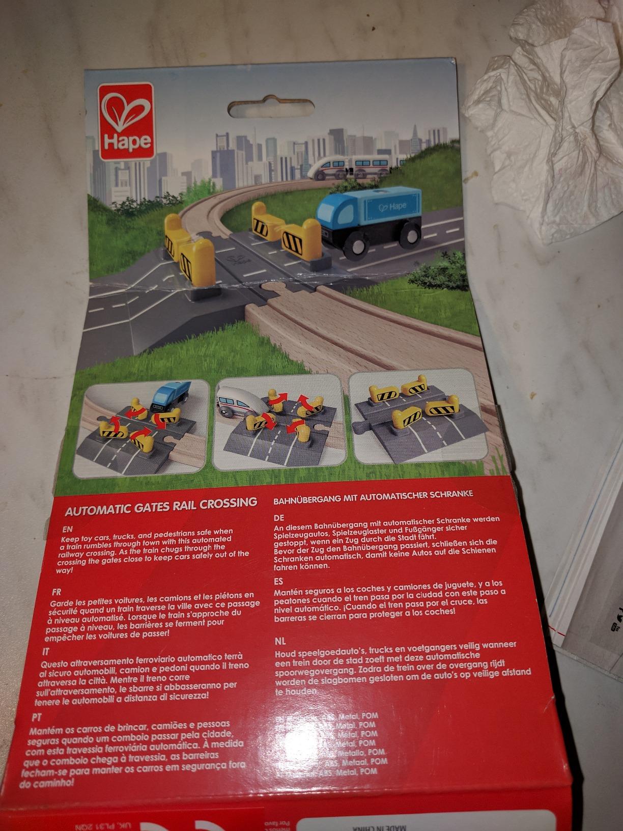 Hape Treno Attraversamento Ferroviario Automatico passaggio a livello gioco