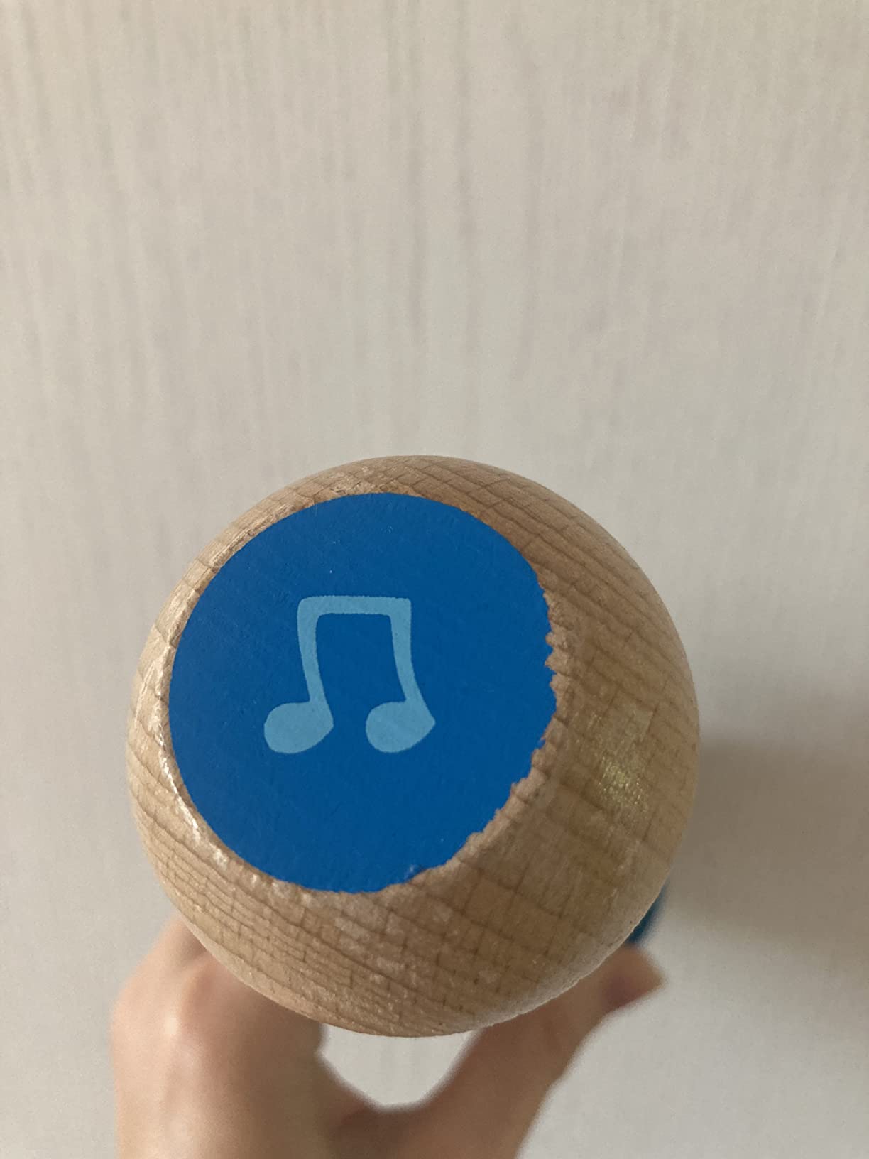 Hape Giochi musicali Cascata di Perline sonaglio bastone della pioggia blu