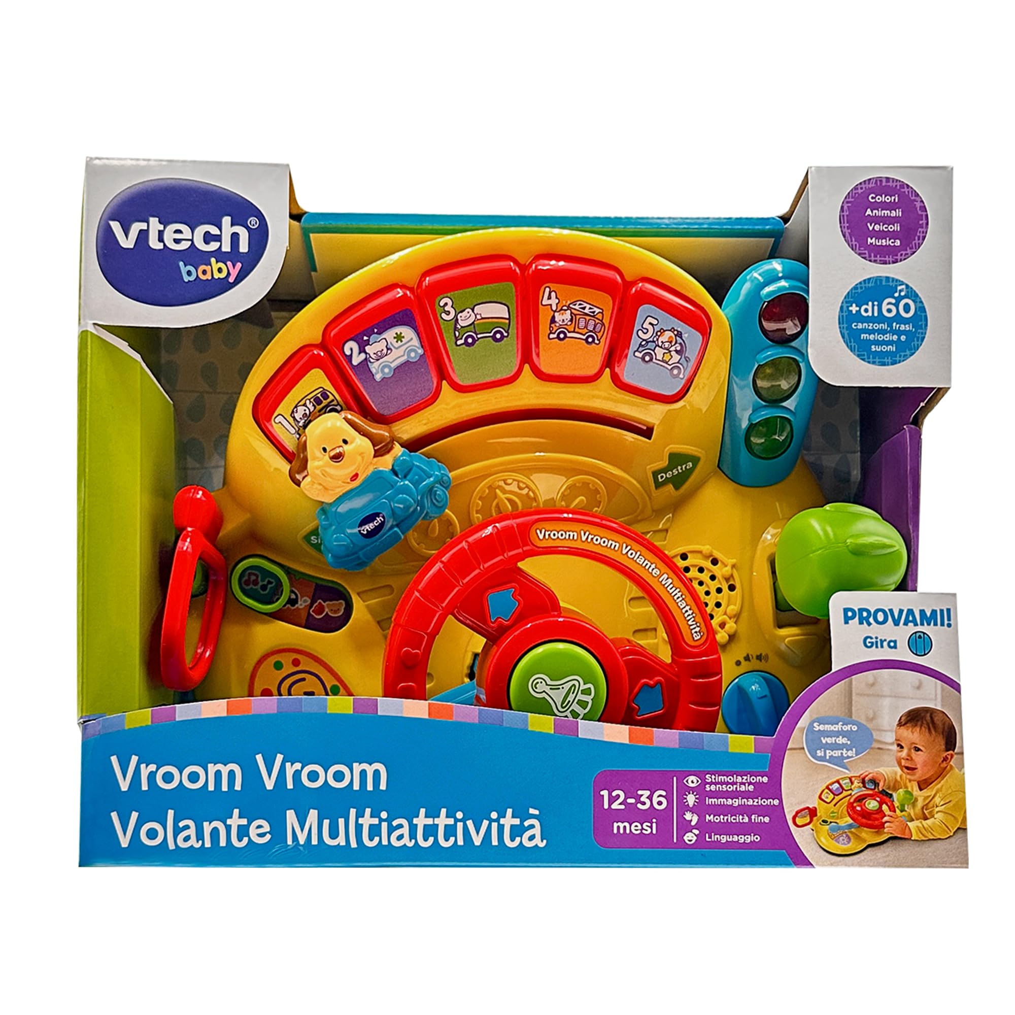 VTech Giocattoli 1-3 anni Vroom Vroom Volante Multiattività volante interattivo