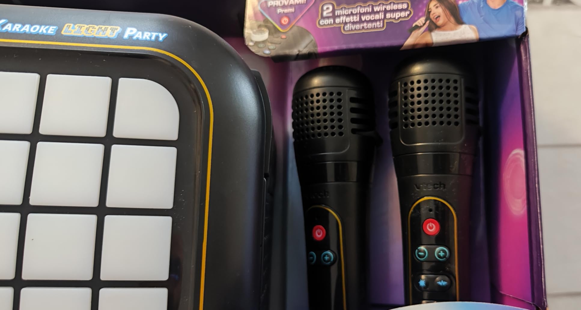 VTech Giocattoli 6 anni e + Karaoke Light Party microfono wireless