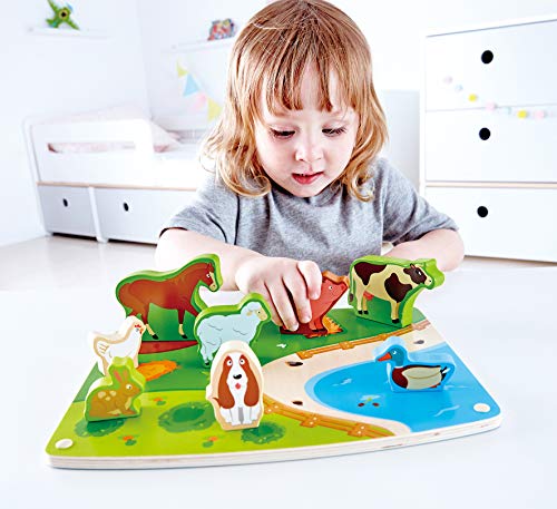 Hape Puzzle E1454 puzzle in legno fattoria