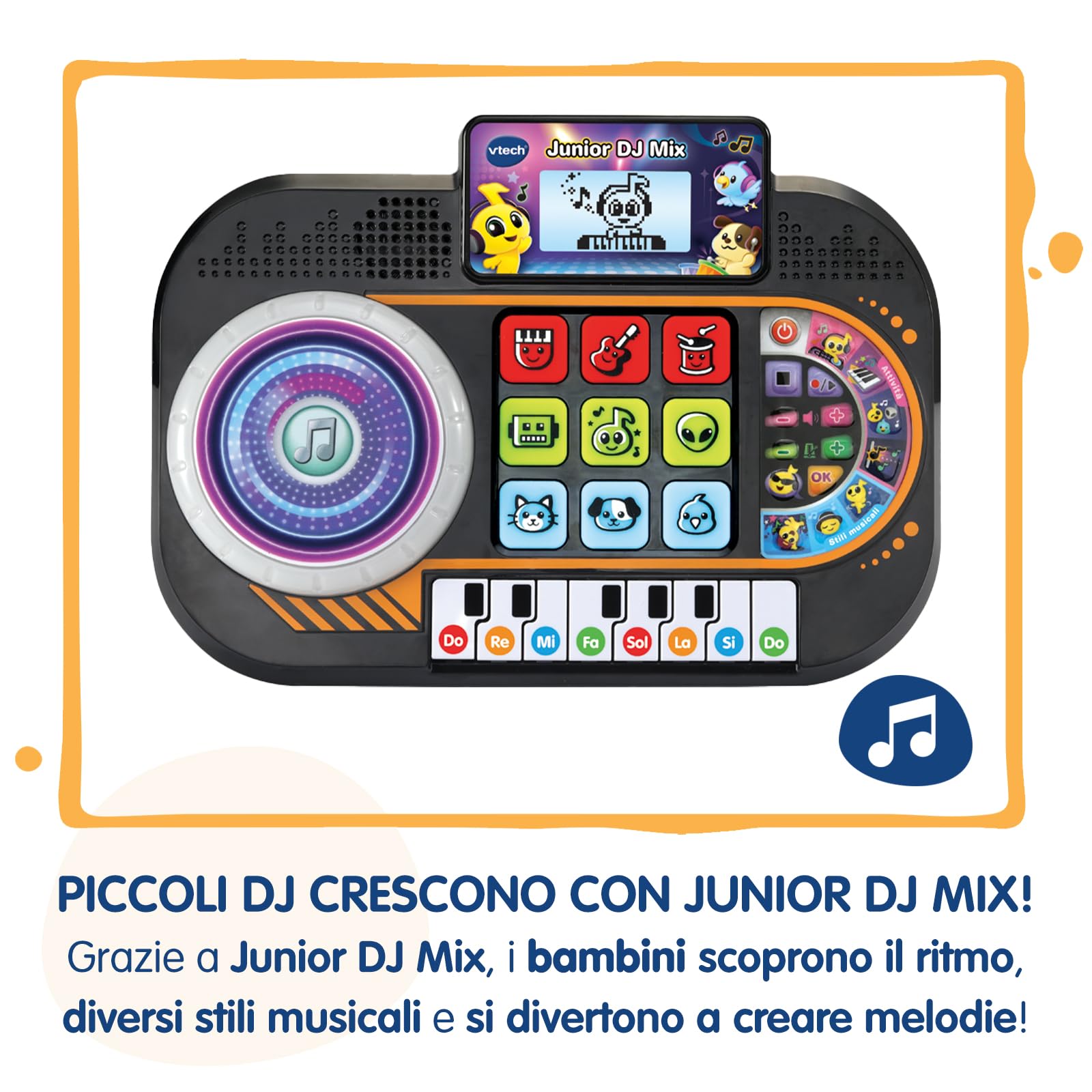 VTech Giocattoli 3-6 anni Junior DJ Mix Console DJ per bambini 3-7 anni