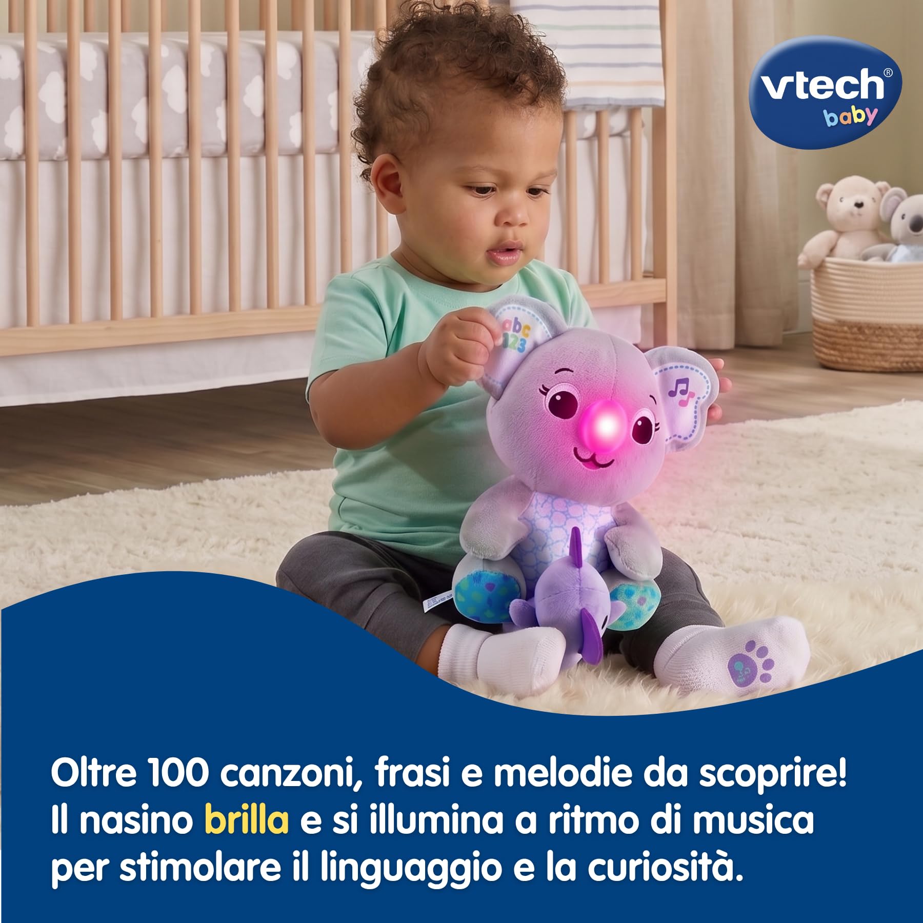VTech Giocattoli 1-3 anni Lala e Lulu Teneri Abbracci peluche koala 9-36 mesi