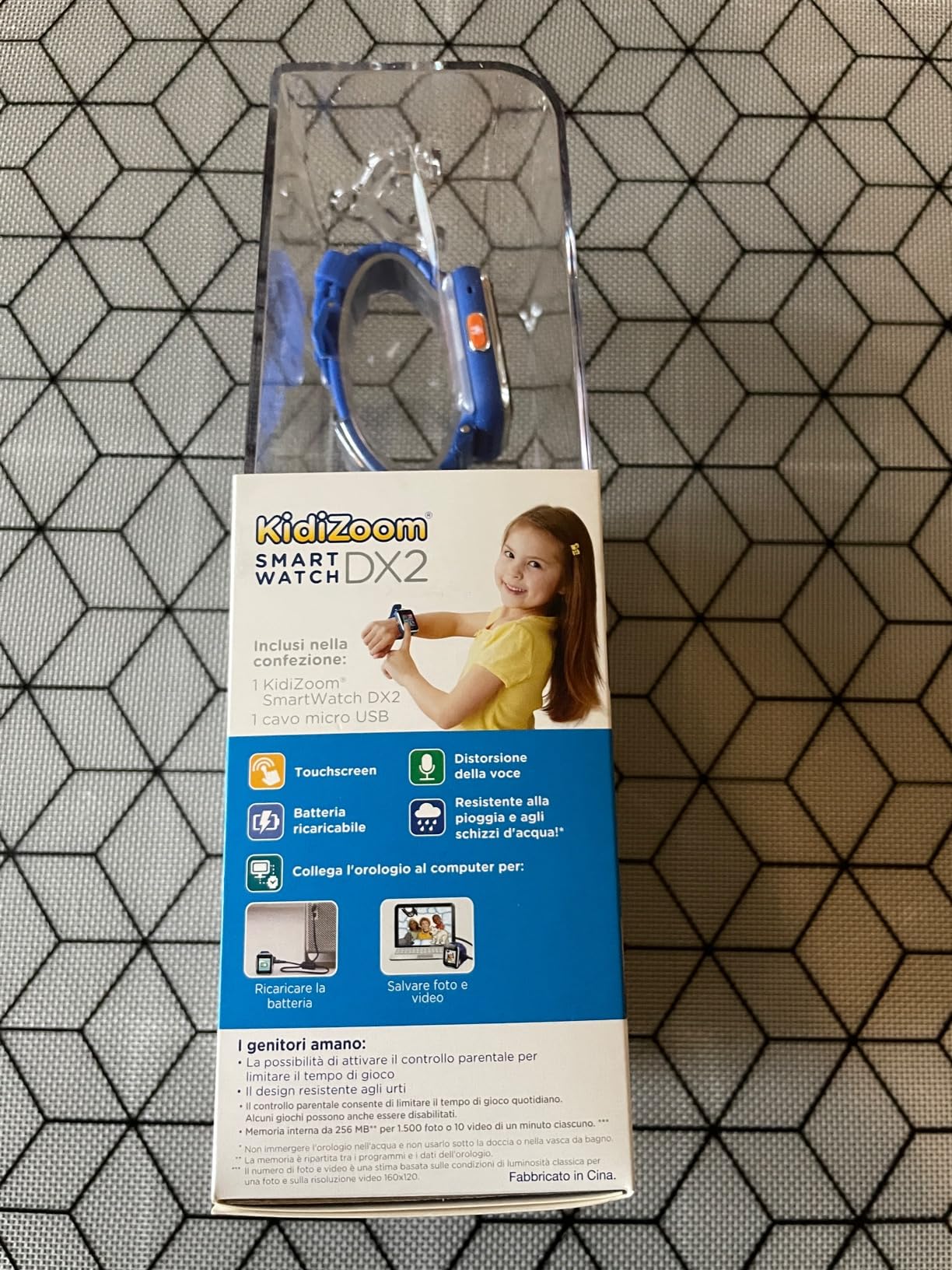 VTech Kidizoom Smartwatch DX2 smartwatch blu per bambini con doppia fotocamera