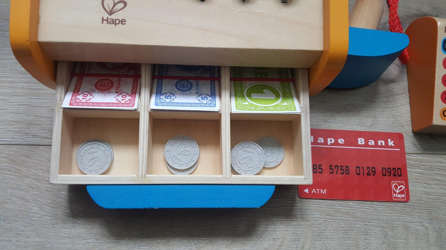 Hape Giochi di ruolo E3121 Registratore di Cassa