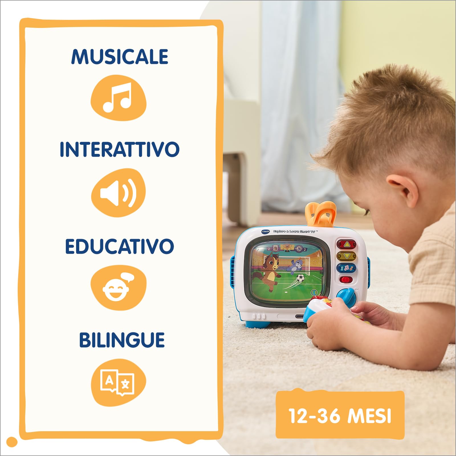 V-Tech Giocattoli 1-3 anni La Mia Prima Smart TV 12-36 mesi