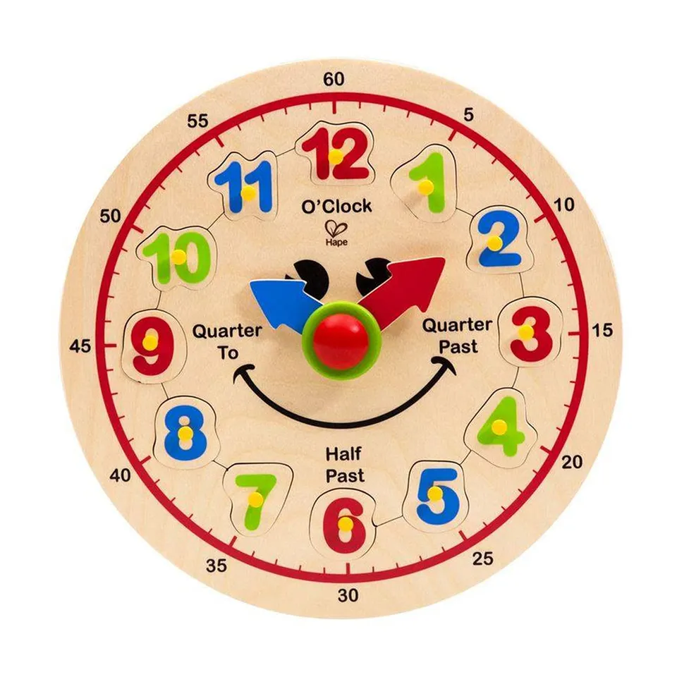 Hape Giocattoli educativi Orologio Happy Hour E1600 orologio educativo