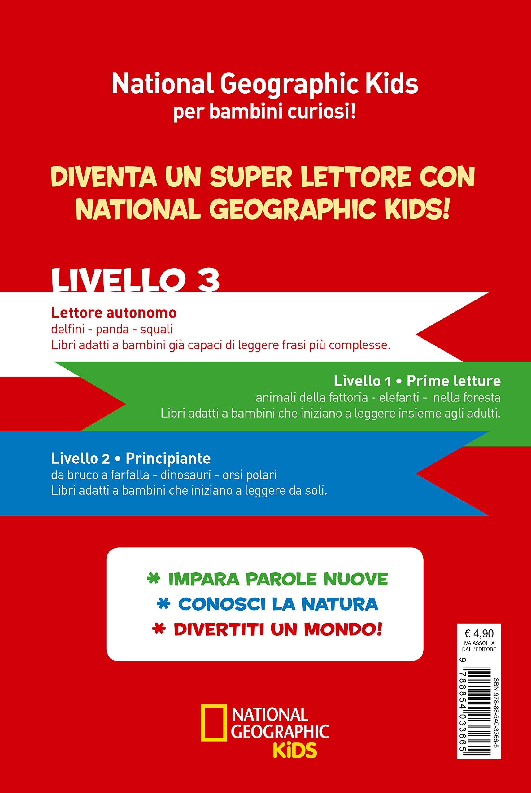 National Geographic Kids – Libri Squali. Livello 3 libro a colori