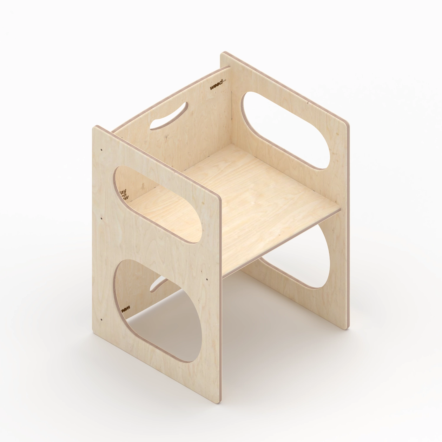 Il Pianeta delle idee Wood for Kids Montessori Poltrona della crescita Montessori