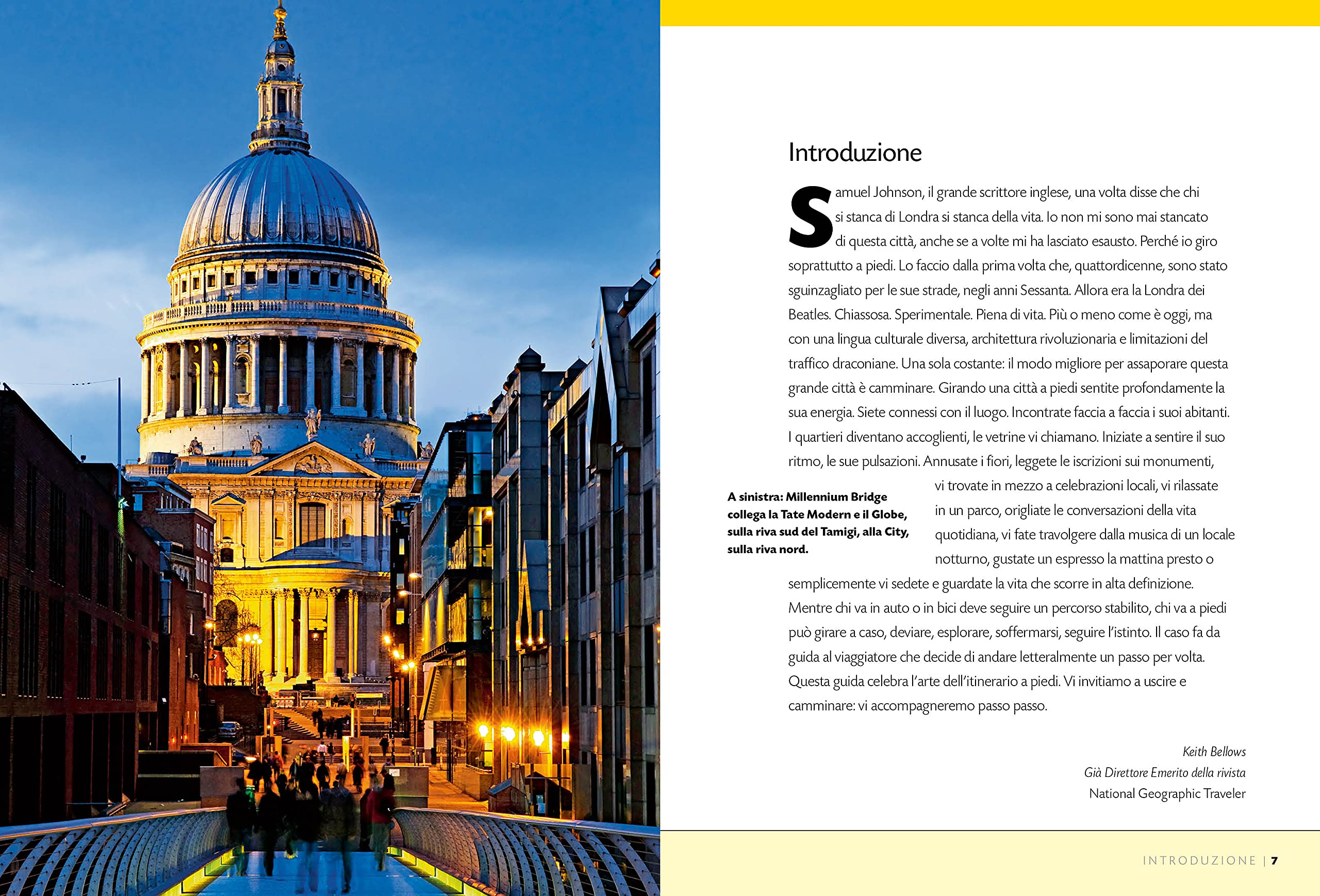 National Geographic Traveler Londra guida a piedi con mappa