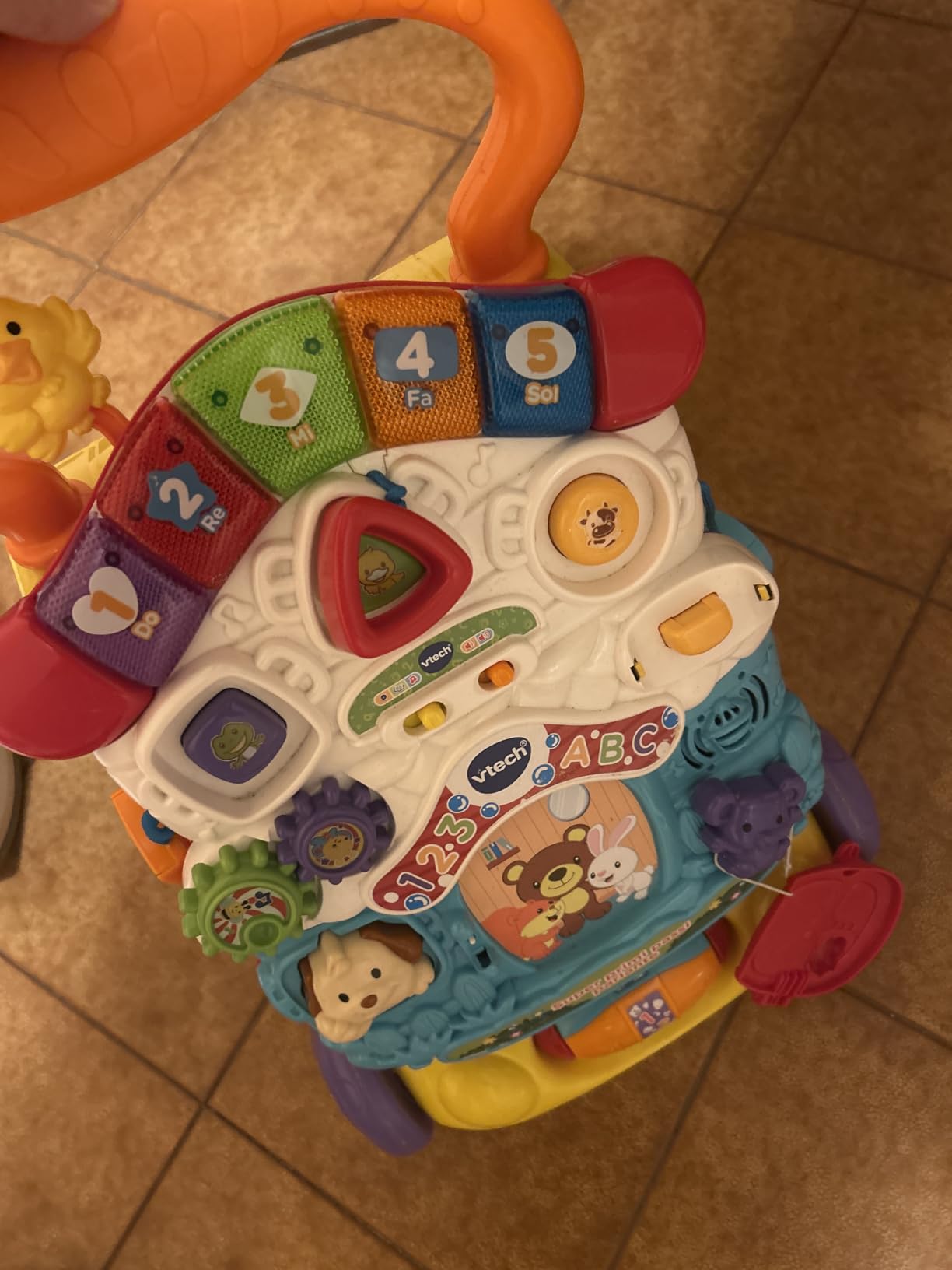 V-Tech Giocattoli 1-3 anni Super Primi Passi Parlante Primipassi arancione