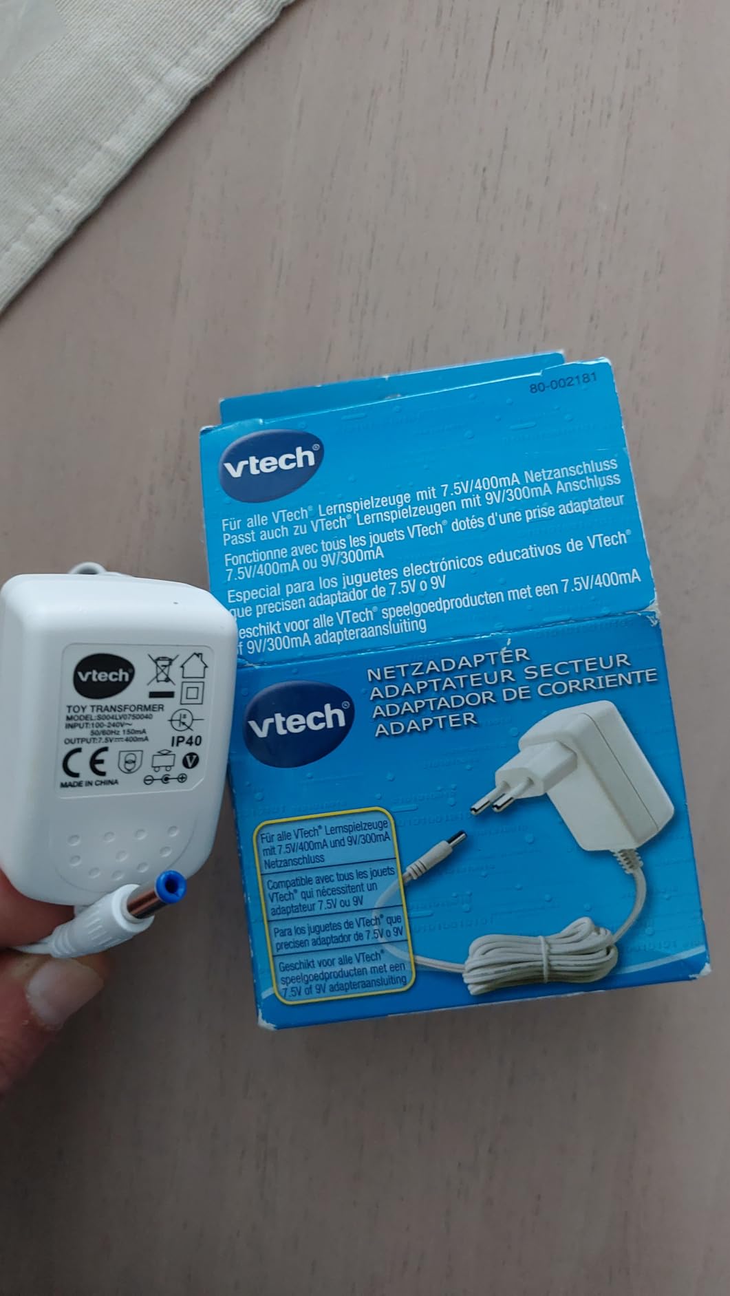 VTech Accessori e ricambi alimentatore 6V connettore 3,5 mm