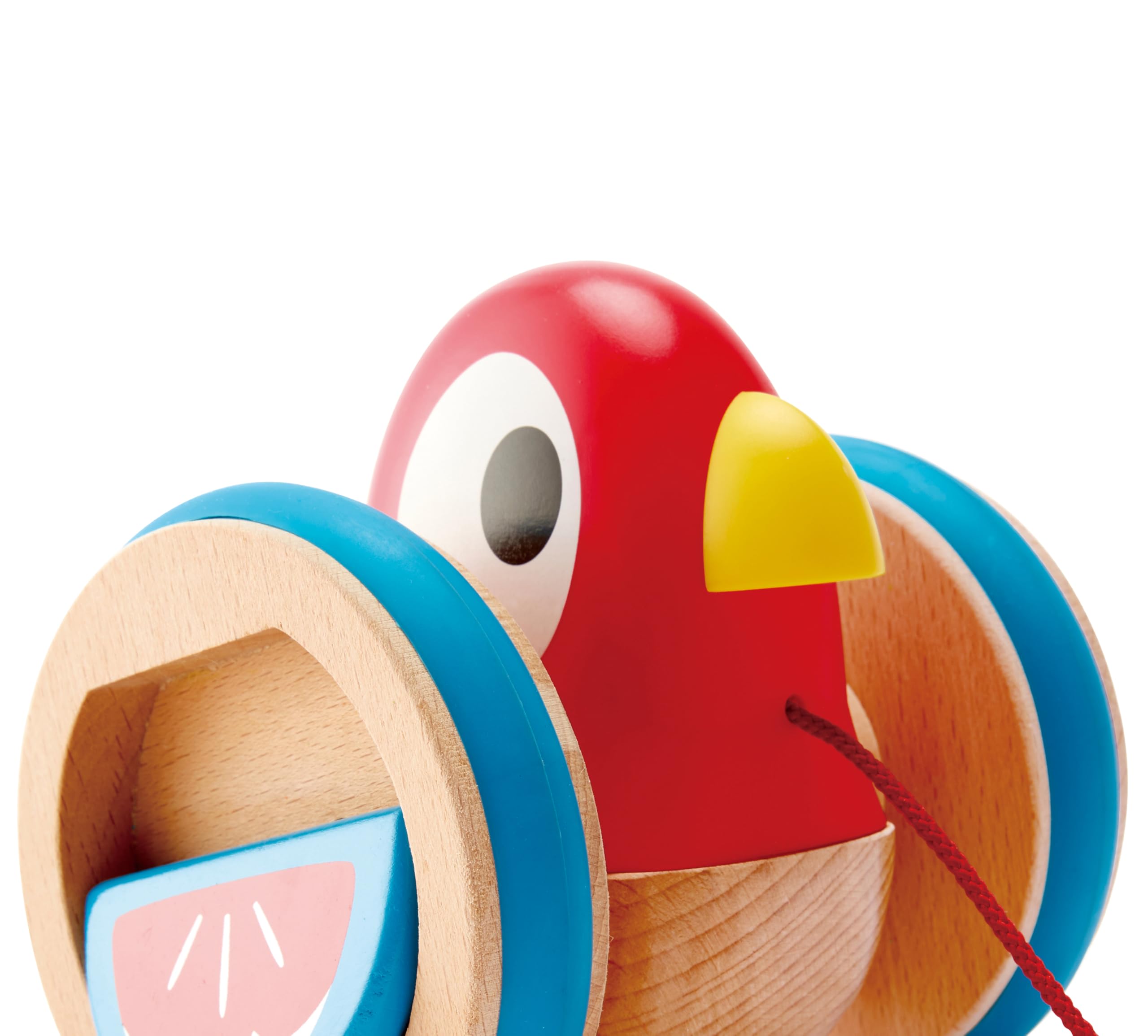 Hape Spingi e cammina Uccellino Trainabile E0360 gioco in legno dai 12 mesi