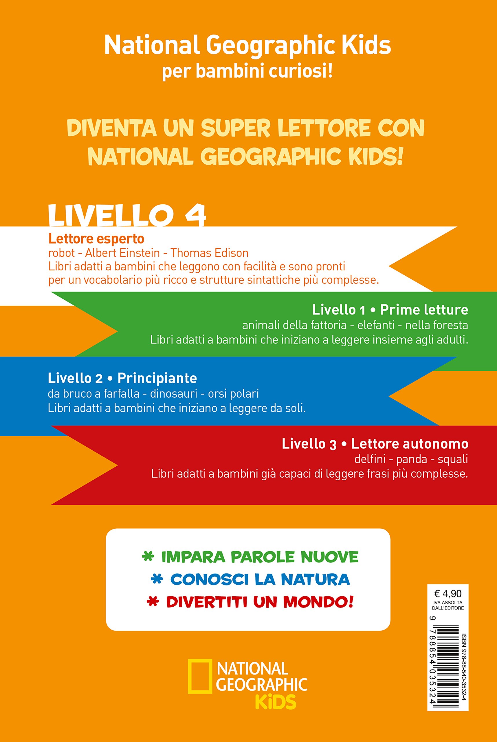 National Geographic Kids Thomas Edison. Livello 4. Ediz. a colori libro