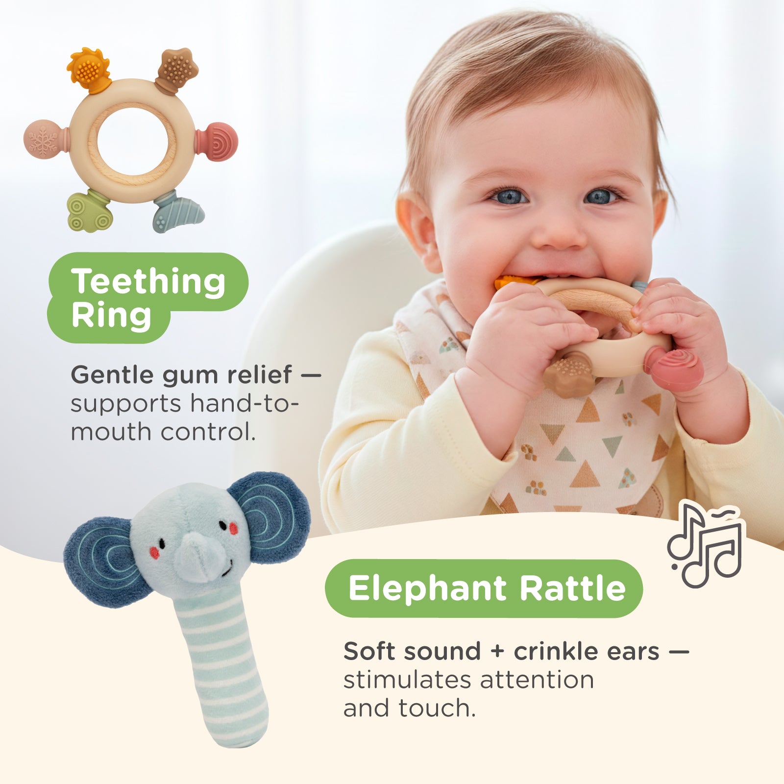 Nene Toys Baby & Toddler Toys Learning Box 0–6 Months set neonato
