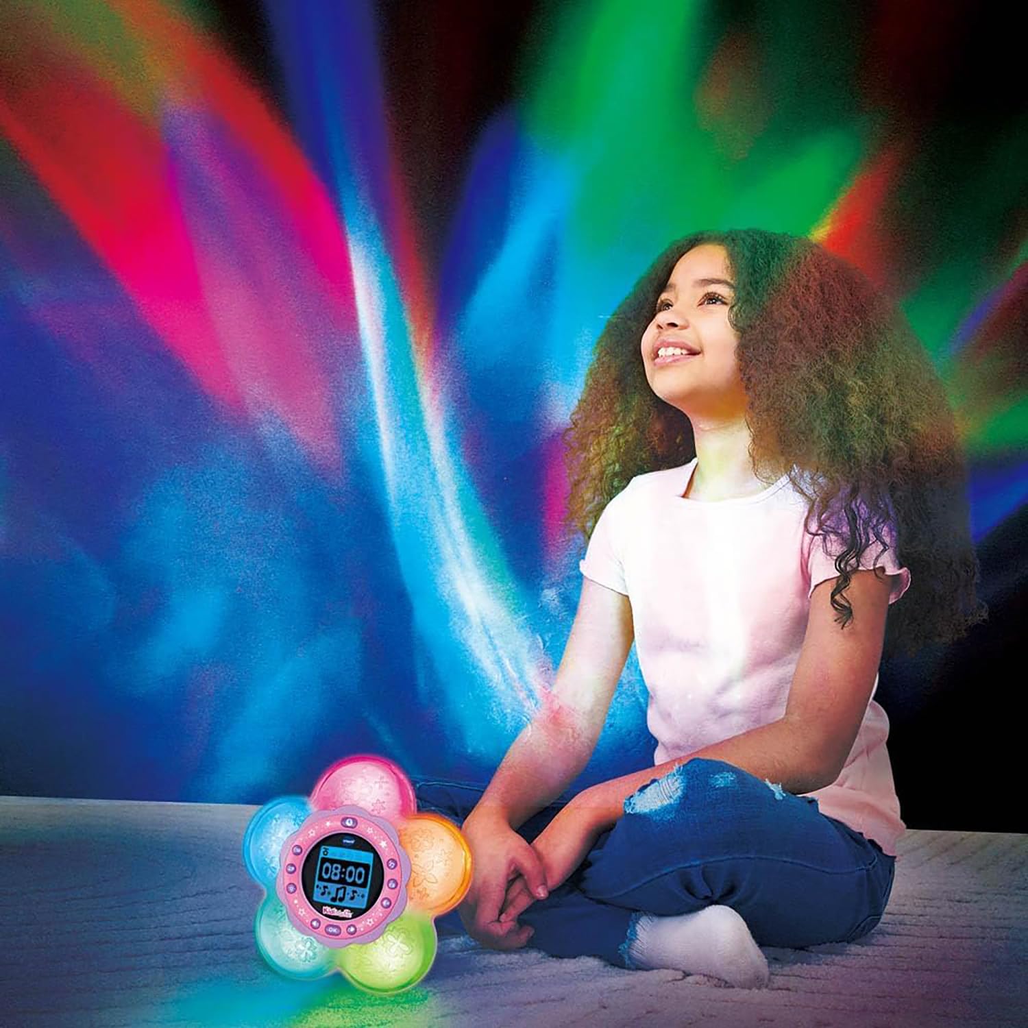 VTech KidiMagic Galaxy Light radiosveglia 9 in 1 con proiezione aurora boreale