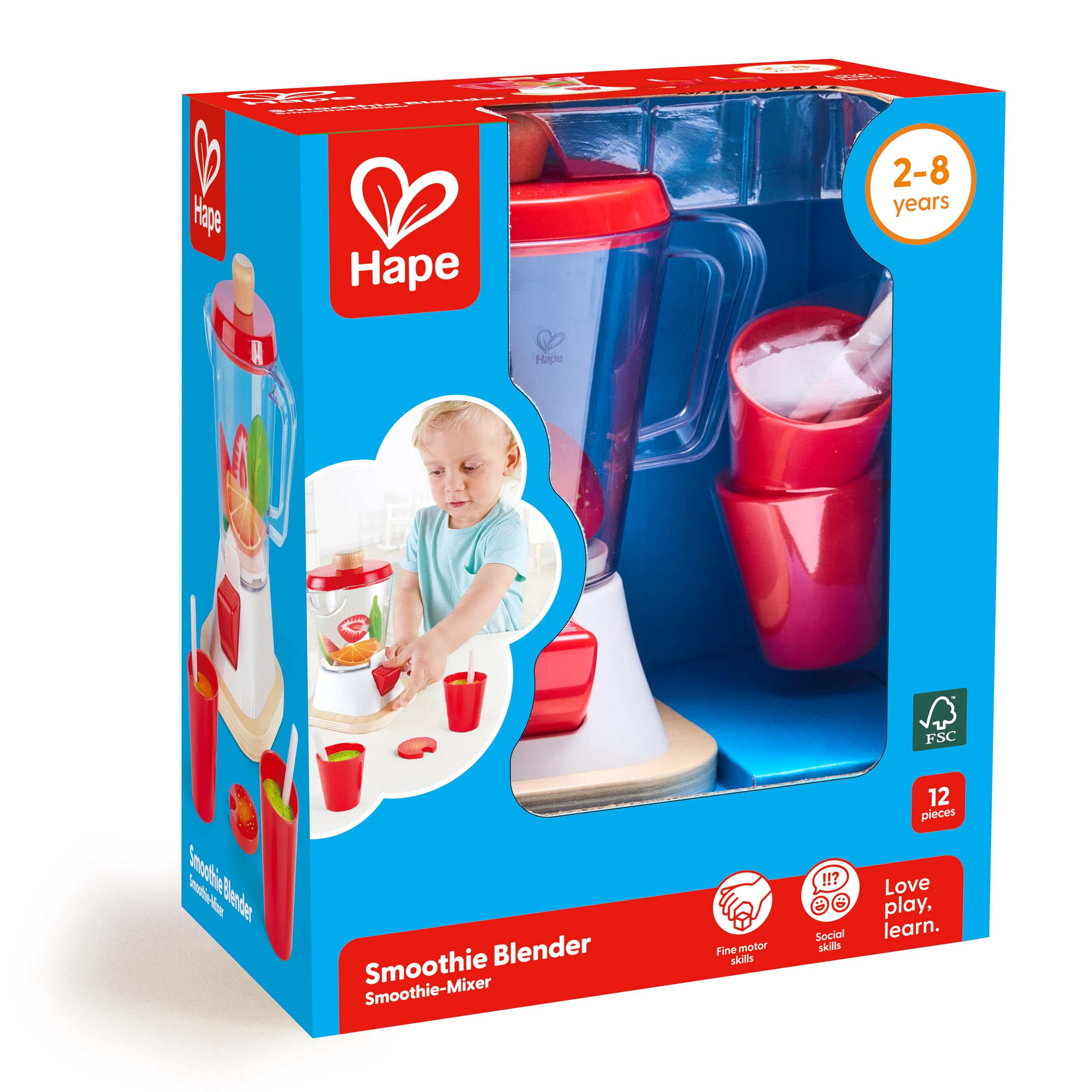 Hape Cucina e accessori Smoothie Blender frullatore giocattolo