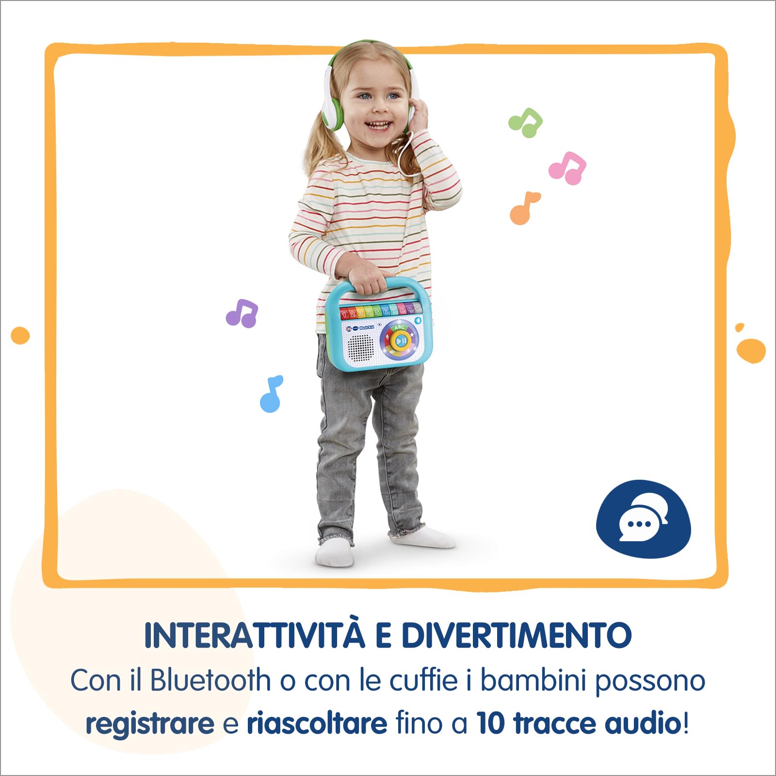 VTech Giocattoli 3-6 anni Music'Kid Zecchino d'Oro lettore MP3
